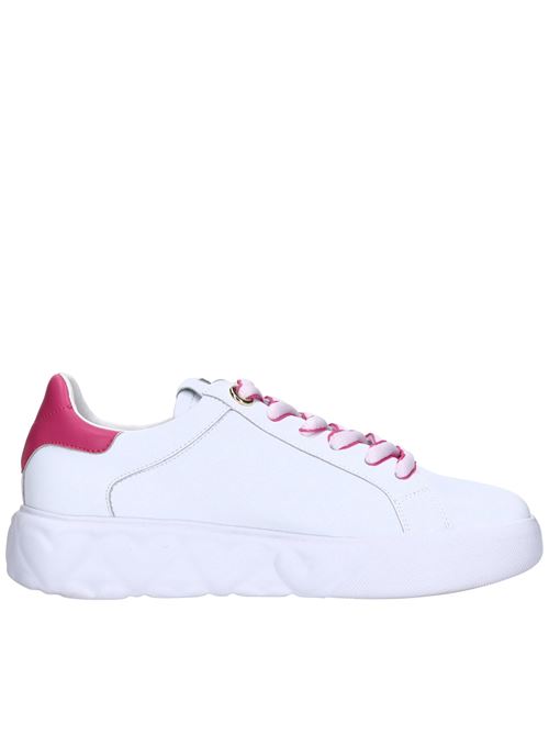 Sneakers in pelle LOVE MOSCHINO | JA15564G0IIA110CBIANCO-FUXIA